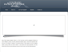 Tablet Screenshot of coloradoadoptioncenter.org